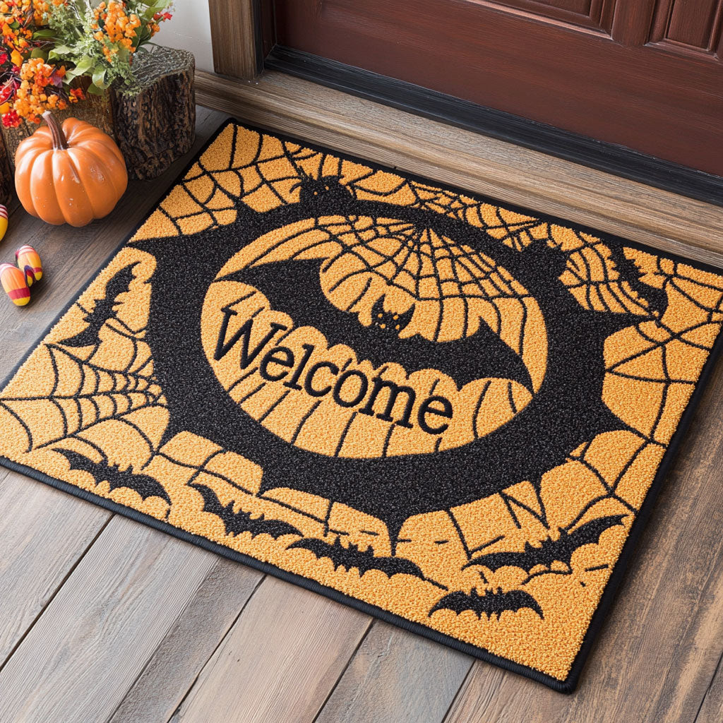 Haunted Welcome Doormat Best Decoration Gift For Friends and Family on Halloween Day