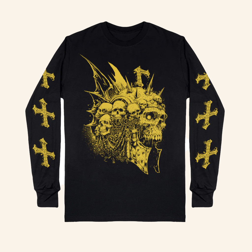Haus Of Godmachine Merch The Berserker White Label Classic Long Sleeve T-Shirt Gifts For Him Haus Of Godmachine Merch The Berserker White Label Classic Long Sleeve T-Shirt Gifts For Him
