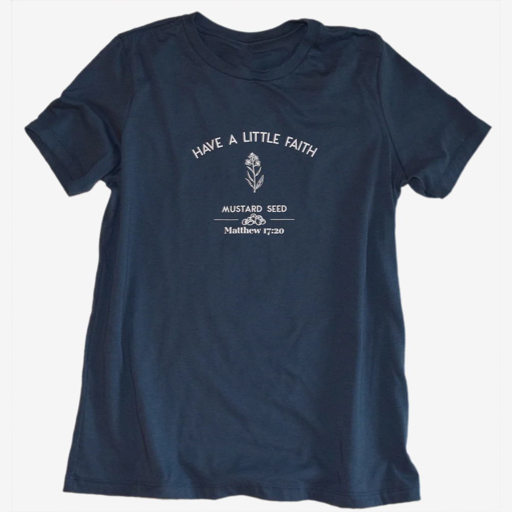 Have a Little Faith T-Shirt Bible Verse Mustard Seed Shirt Faith Gifts For Christians