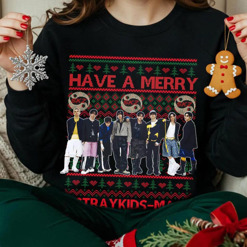 Have A Merry Stray Kids Mas Sweatshirt All I Want For Christmas Is Stray Kids Ugly Sweatshirt Have A Merry Stray Kids Mas Sweatshirt All I Want For Christmas Is Stray Kids Ugly Sweatshirt