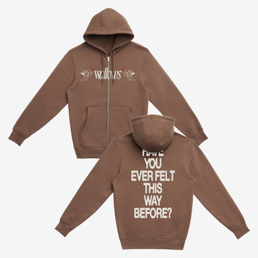 Have You Ever Felt This Way Before Angel Zip Hoodie Swallow Clothing Gift For Rock Music Lover