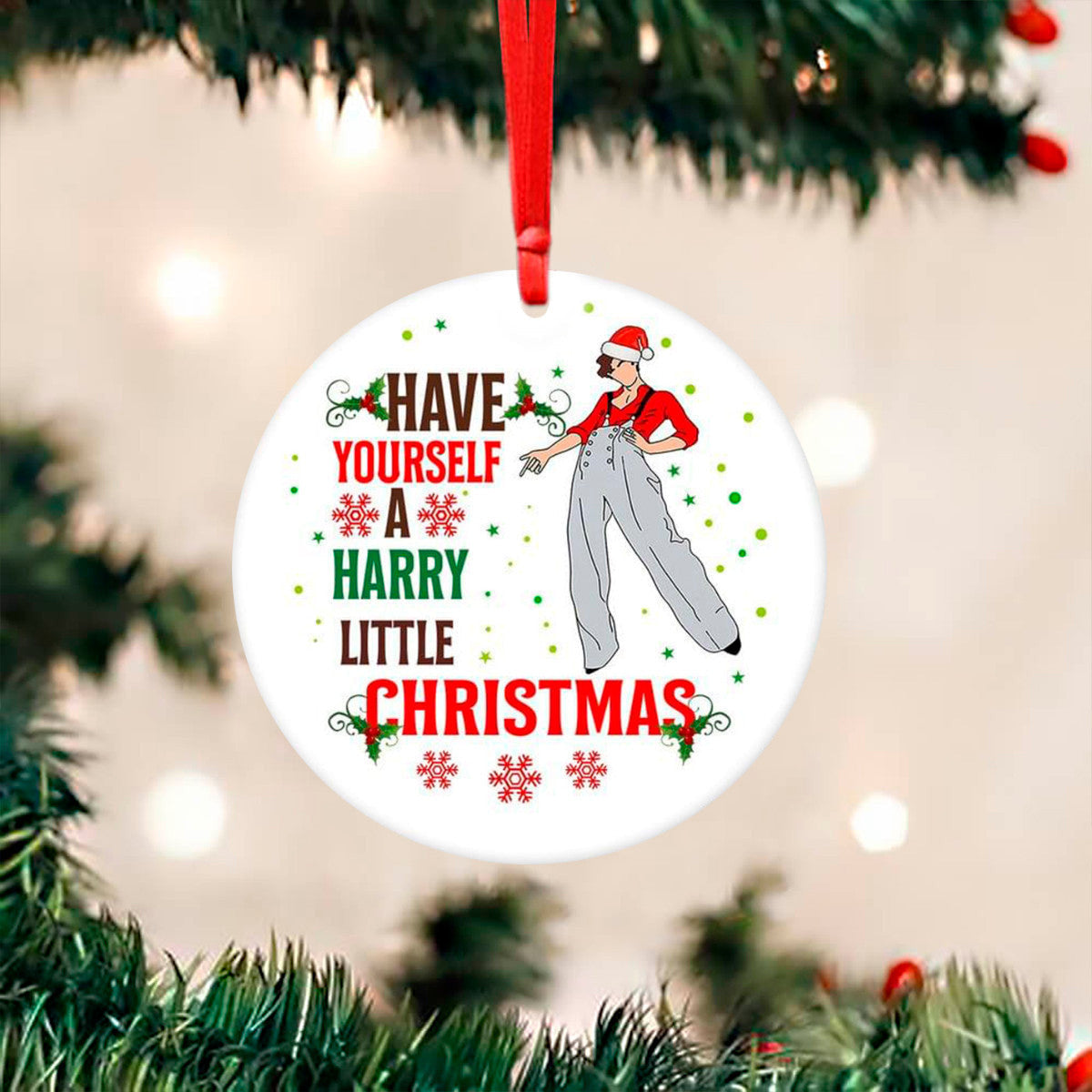 Have Yourself A Harry Merry Little Christmas Ornament Harry Styles Fan Funny Xmas Ornaments Have Yourself A Harry Merry Little Christmas Ornament Harry Styles Fan Funny Xmas Ornaments