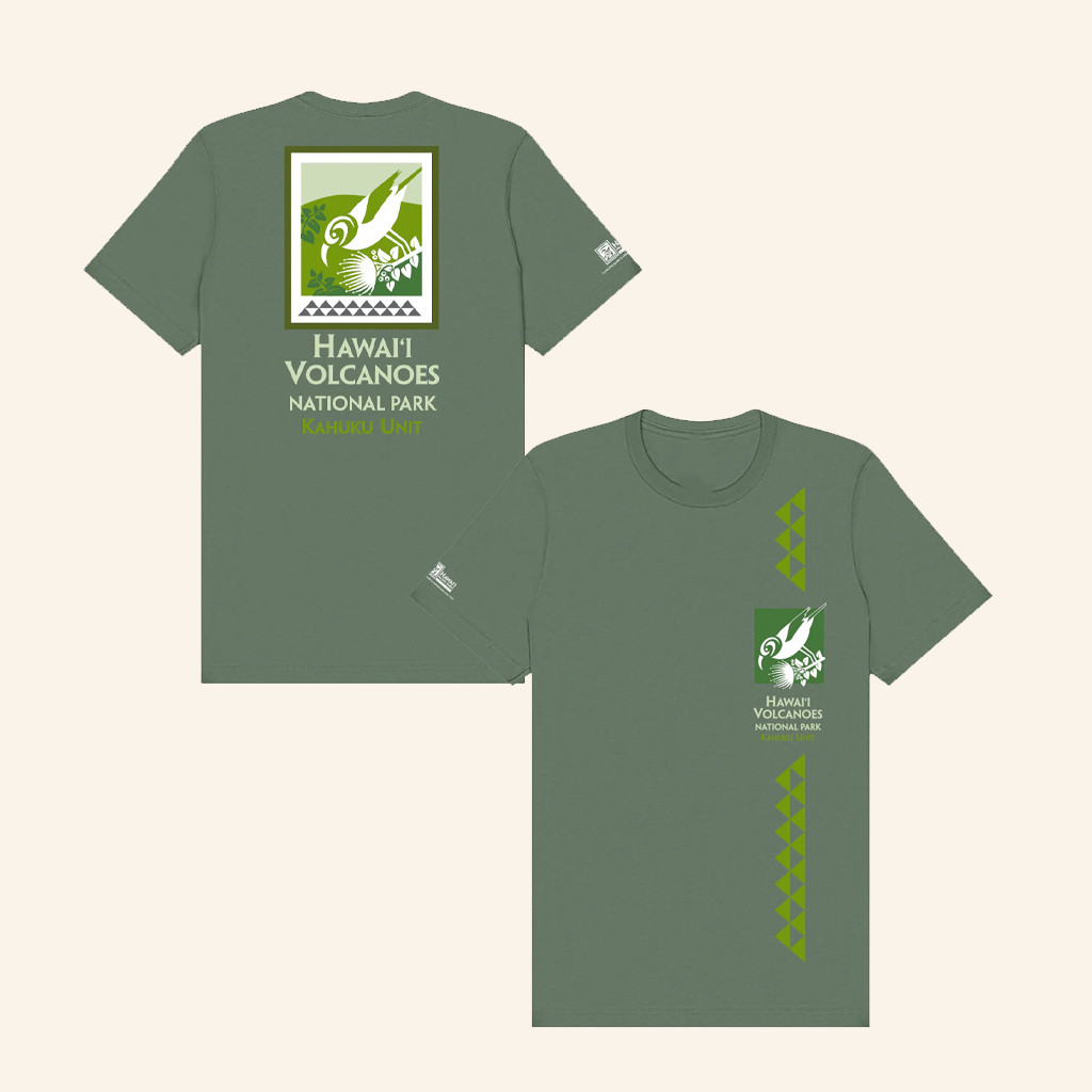 Hawaii Pacific Parks Merch Hawai'i Volcanoes National Park Kahuku Unit Logo T-Shirt Gifts Hawaii Pacific Parks Merch Hawai'i Volcanoes National Park Kahuku Unit Logo T-Shirt Gifts