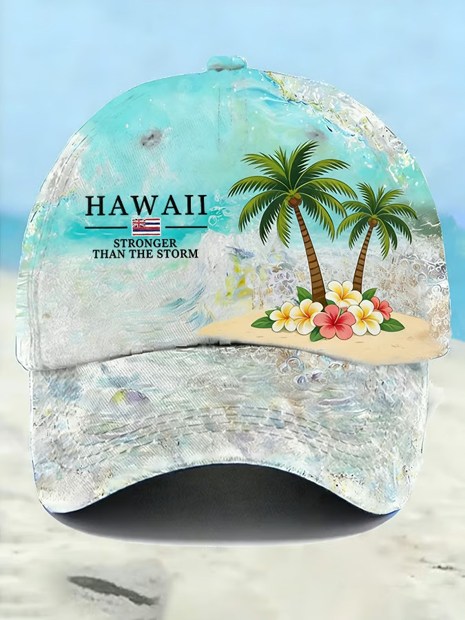 Hawaii Strong Baseball Hat Island Relief Tropical Beach Apparel Gift For Supporters