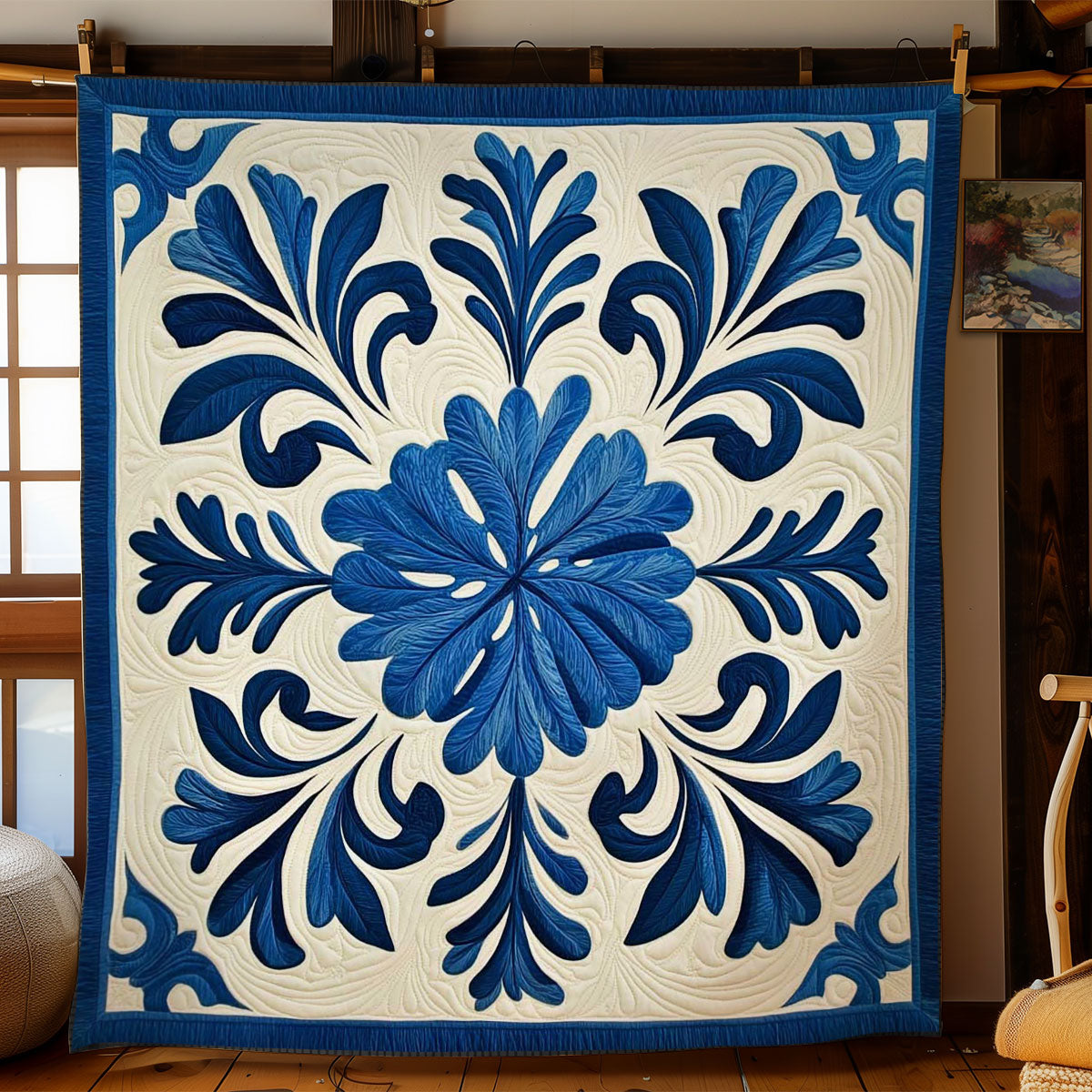 Hawaiian Essence Quilt Elegant Quilt Blanket for Relaxing Evenings