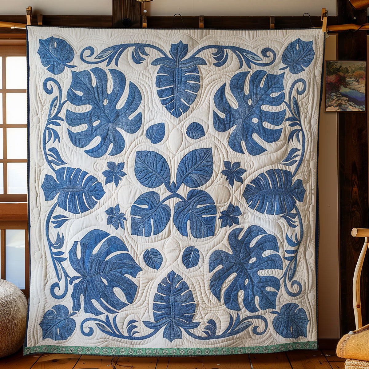 Hawaiian Tropic Haven Quilt Blanket Luxury Throw Blankets Retirement Gift Ideas For Men