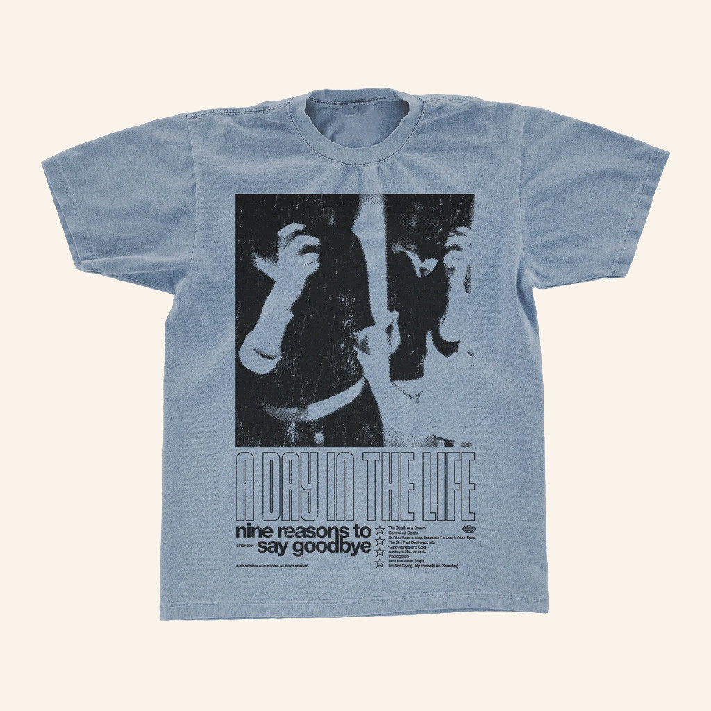 Hawthorne Heights Merch A Day In The Life Shirt Nine Reasons To Say Goodbye T-Shirt Him Gifts