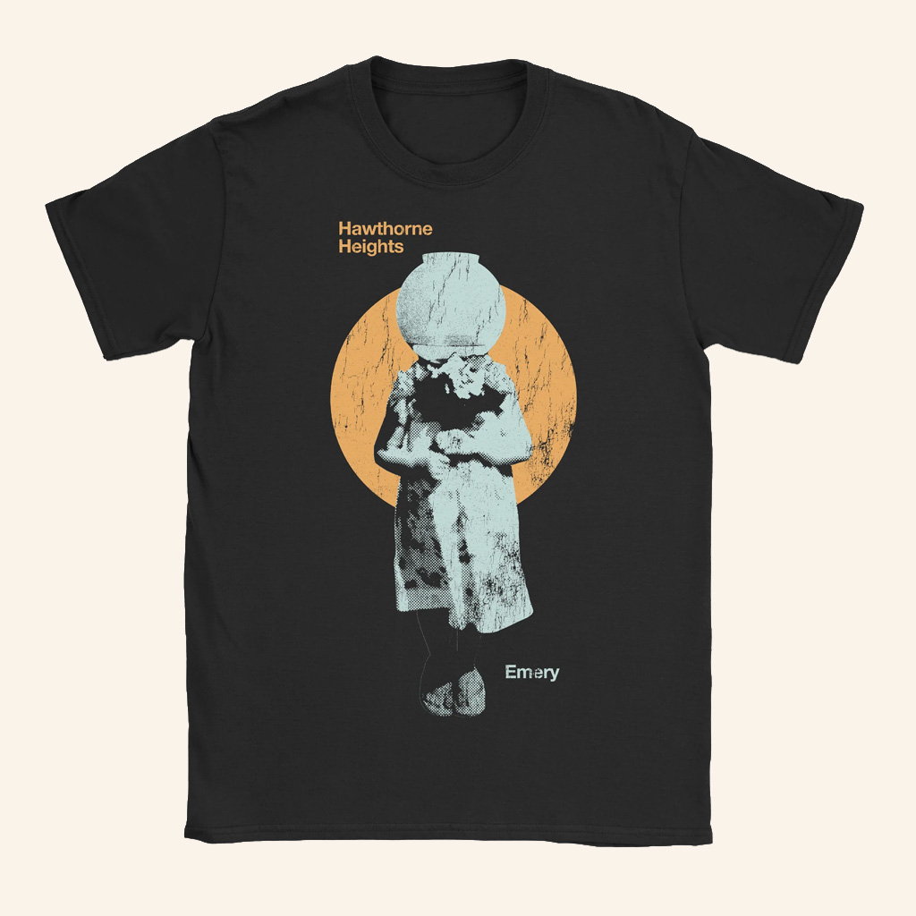 Hawthorne Heights Merch Hawthorne Heights And Emery T-Shirt Best Gifts For Rock Band Fans