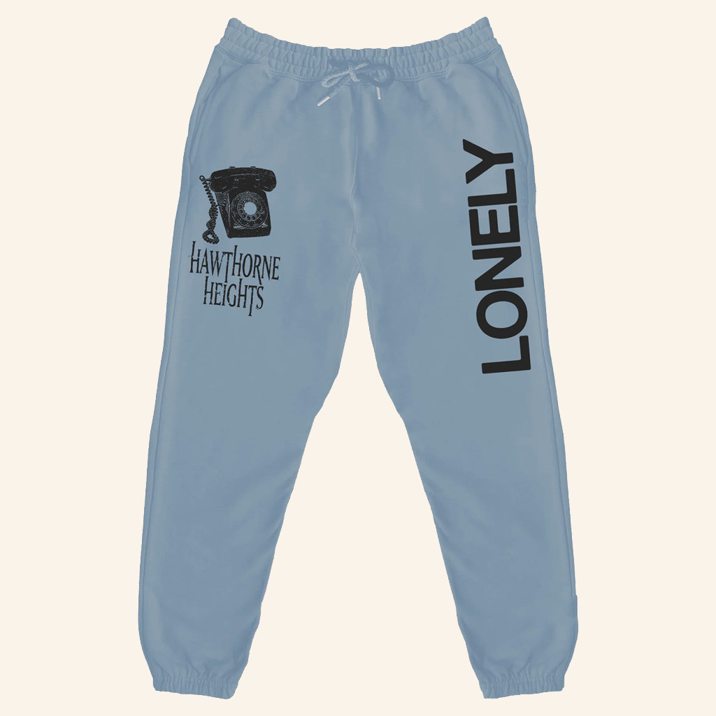 Hawthorne Heights Merch If Only You Were Lonely Sweatpants Gifts For Rock Lovers