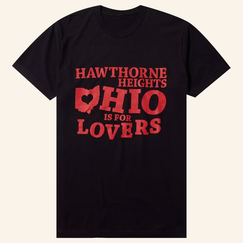 Hawthorne Heights Merch Ohio Is For Lovers T-Shirt Gifts For Rock Music Lovers
