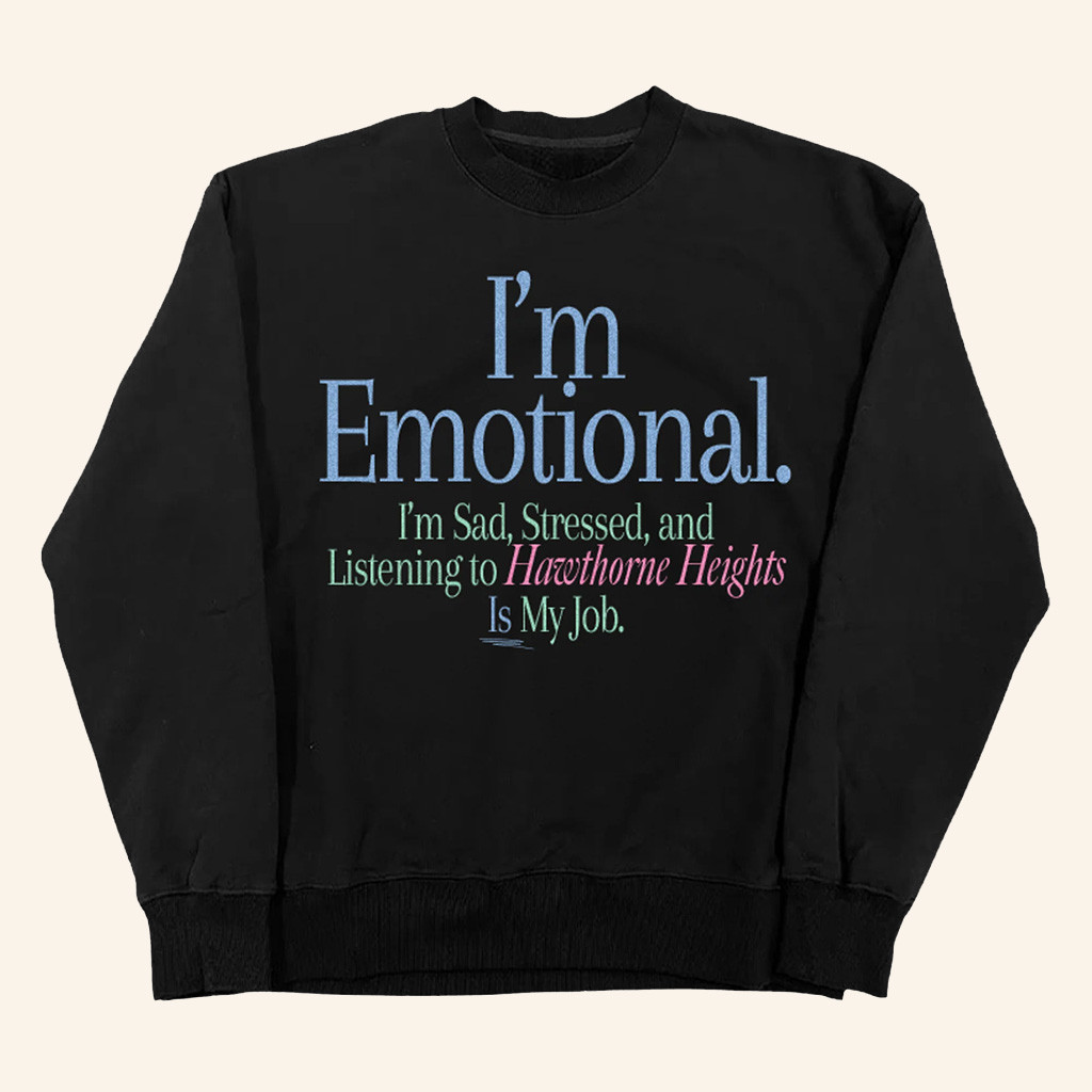 Hawthorne Heights Merch Very Emotional Crewneck Sweatshirt Best Gifts For Rock Band Fans
