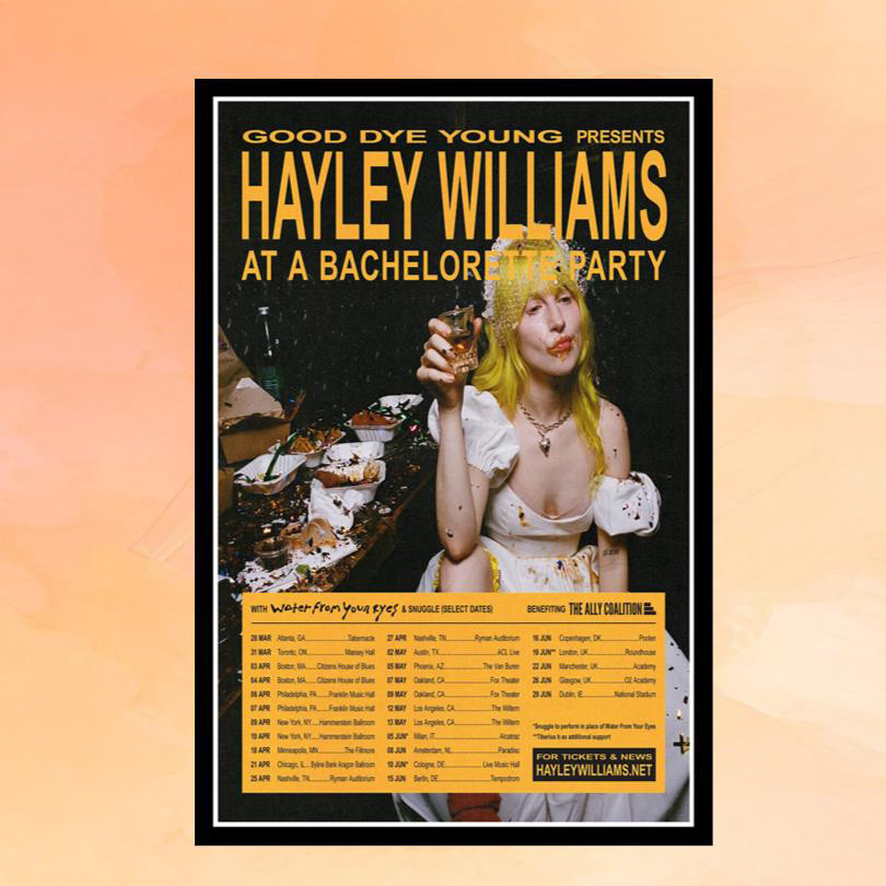 Hayley Williams Merch Hayley Williams At A Bachelorette Party 2026 Concert Poster Gifts For Fan Hayley Williams Merch Hayley Williams At A Bachelorette Party 2026 Concert Poster Gifts For Fan