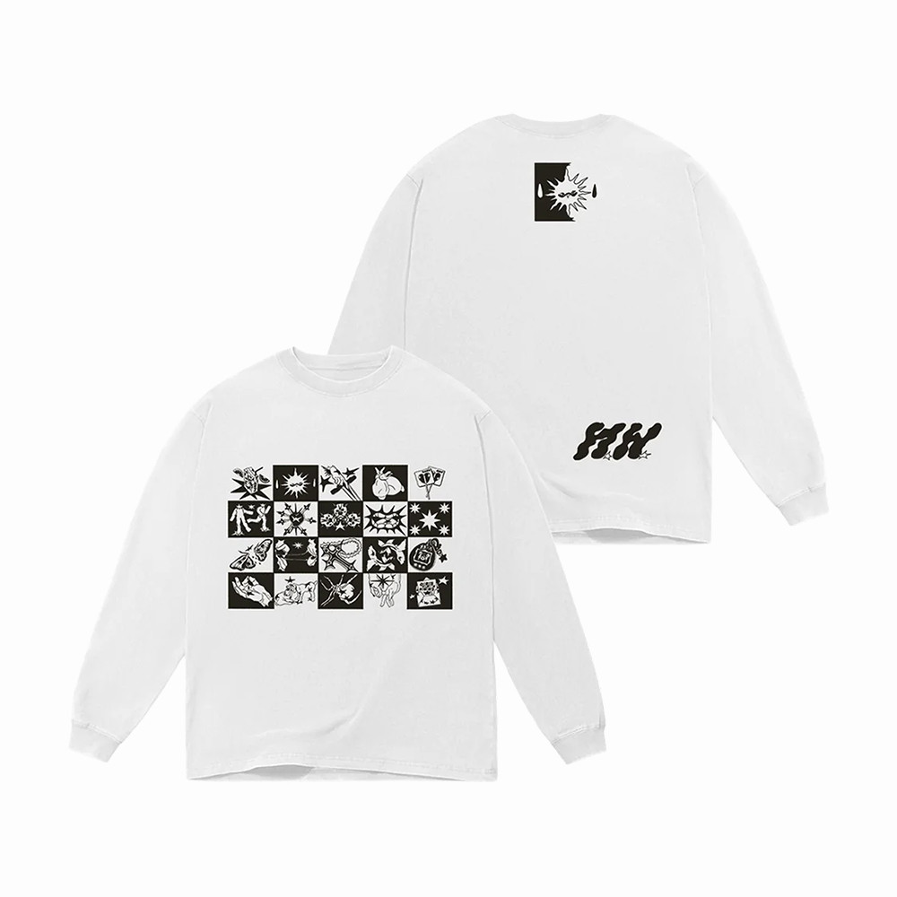 Hayley Williams Merch Patchwork Long Sleeve Shirt Hayley Williams Apparel Gift Idea For Music Lovers