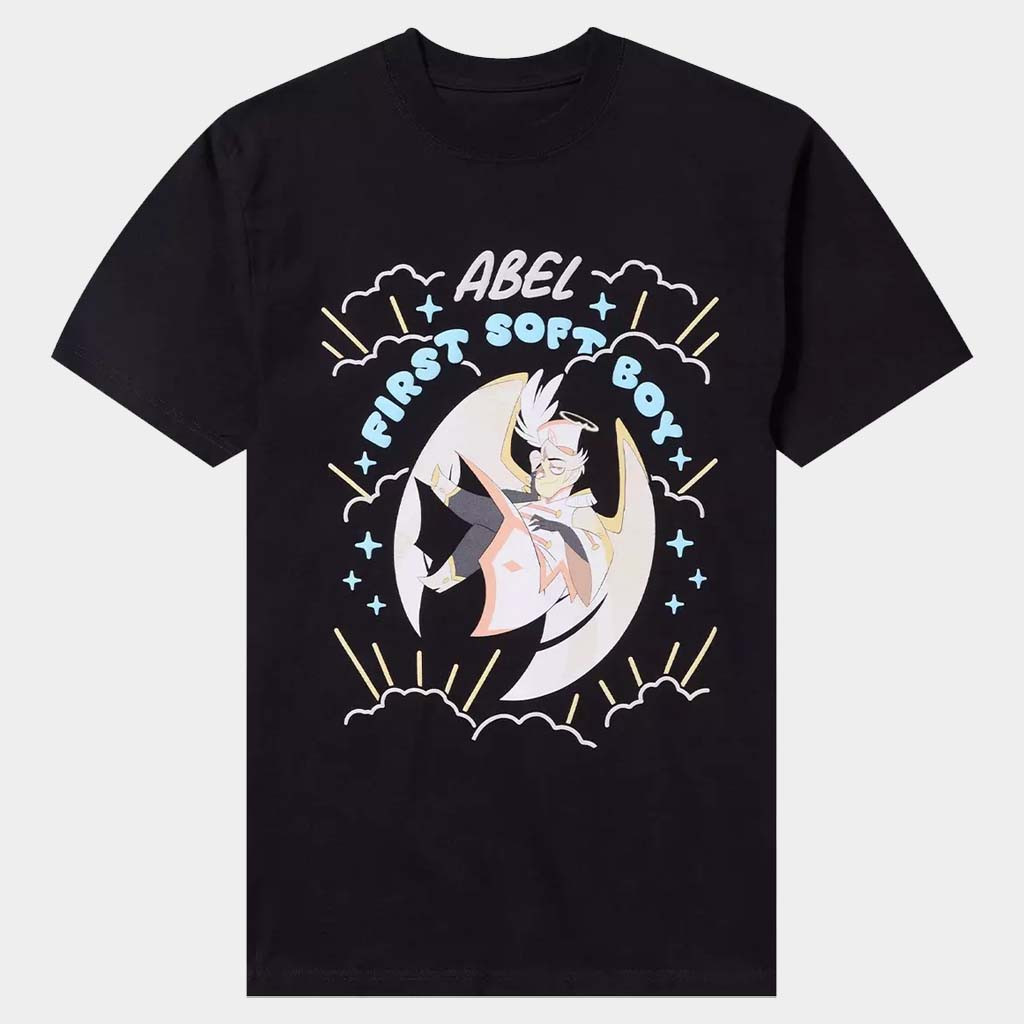 Hazbin Hotel Merch Hazbin Hotel Abel First Soft Boy T-Shirt Birthday Gift For Brother