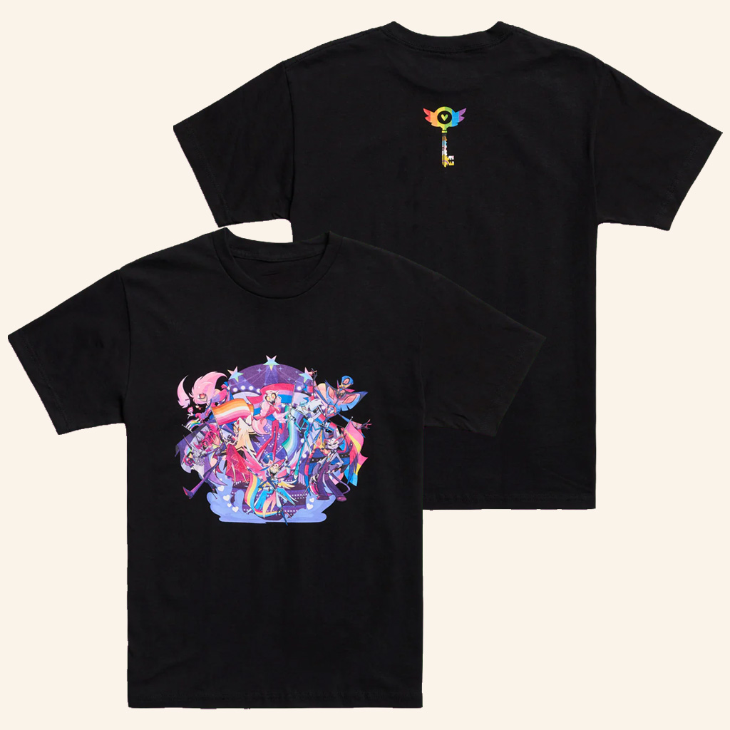 Hazbin Hotel Merch Pride 2025 Cast T-Shirt Christmas Presents For Friends Hazbin Hotel Merch Pride 2025 Cast T-Shirt Christmas Presents For Friends
