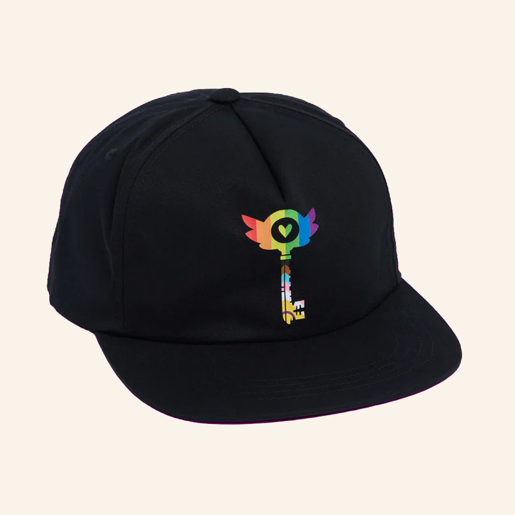Hazbin Hotel Merch Pride 2025 Key Snapback Hat Embroidered Christmas Presents For Friends Hazbin Hotel Merch Pride 2025 Key Snapback Hat Embroidered Christmas Presents For Friends