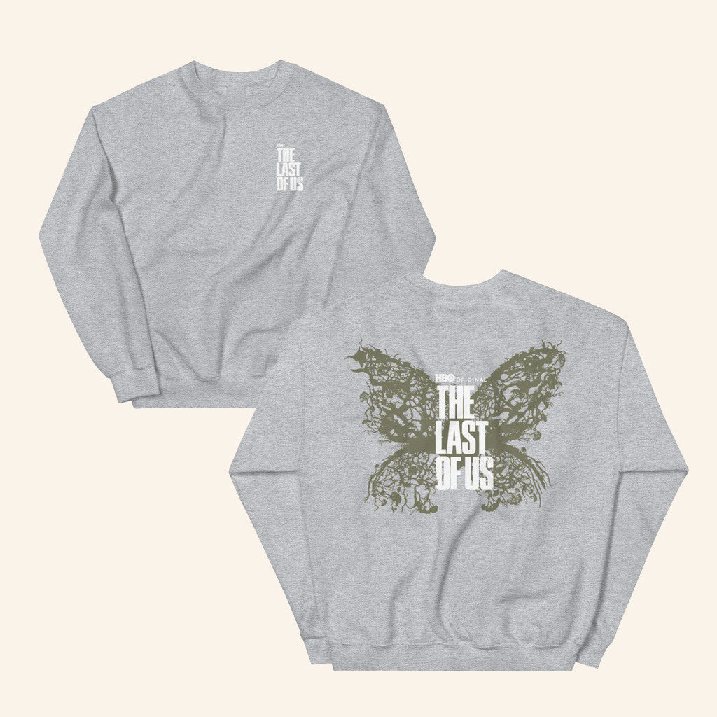 HBO Merch The Last Of Us Moth Sweatshirt Unique Birthday Gift For Wife HBO Merch The Last Of Us Moth Sweatshirt Unique Birthday Gift For Wife