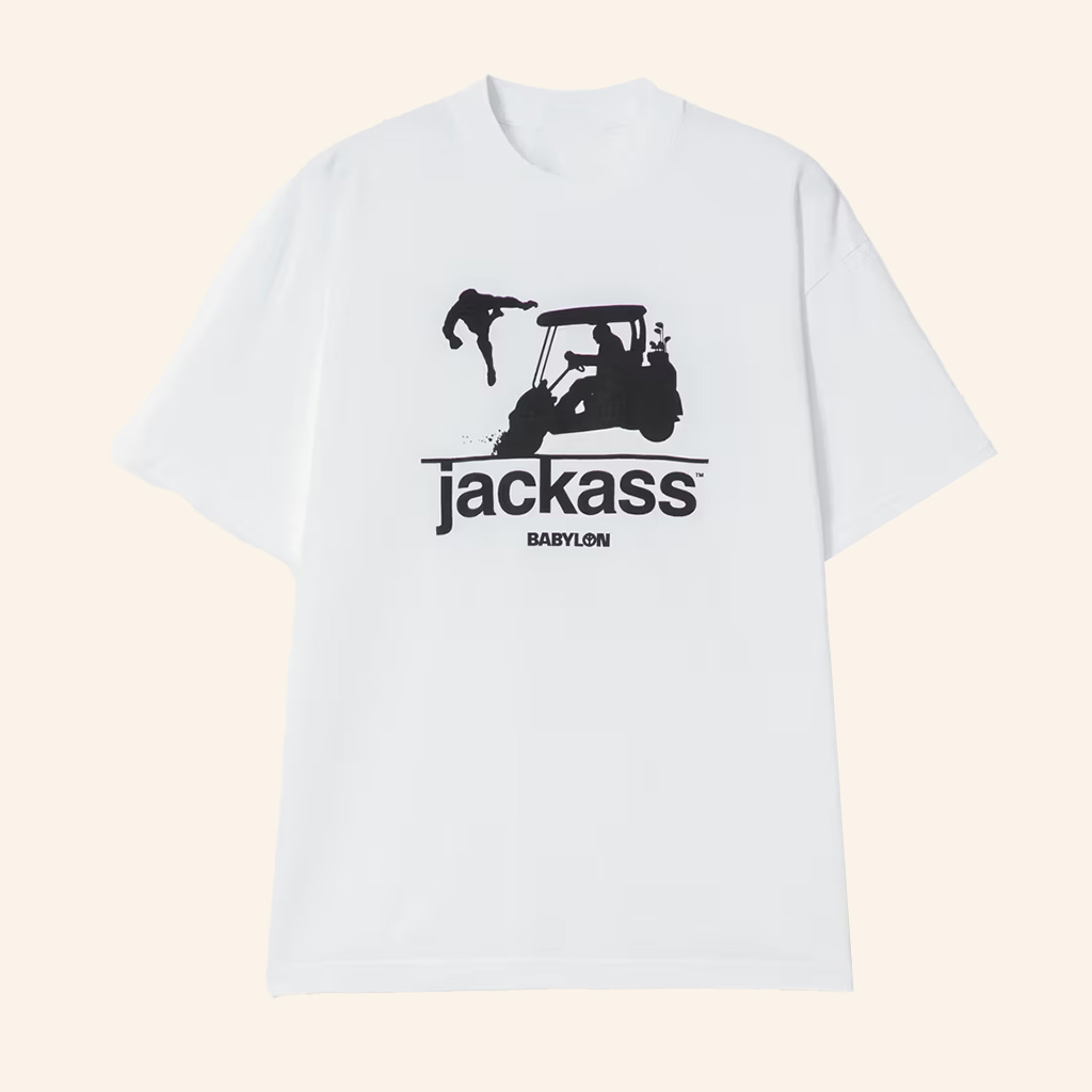 HBX Merch Jackass X Babylon Golf Cart T-Shirt Black Gifts For Brothers