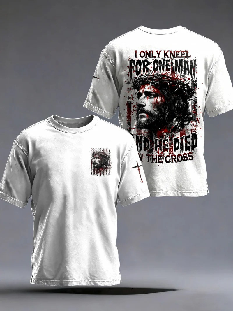 He Died On The Cross T-Shirt Christian Faith Message Apparel Gift For Believers Now