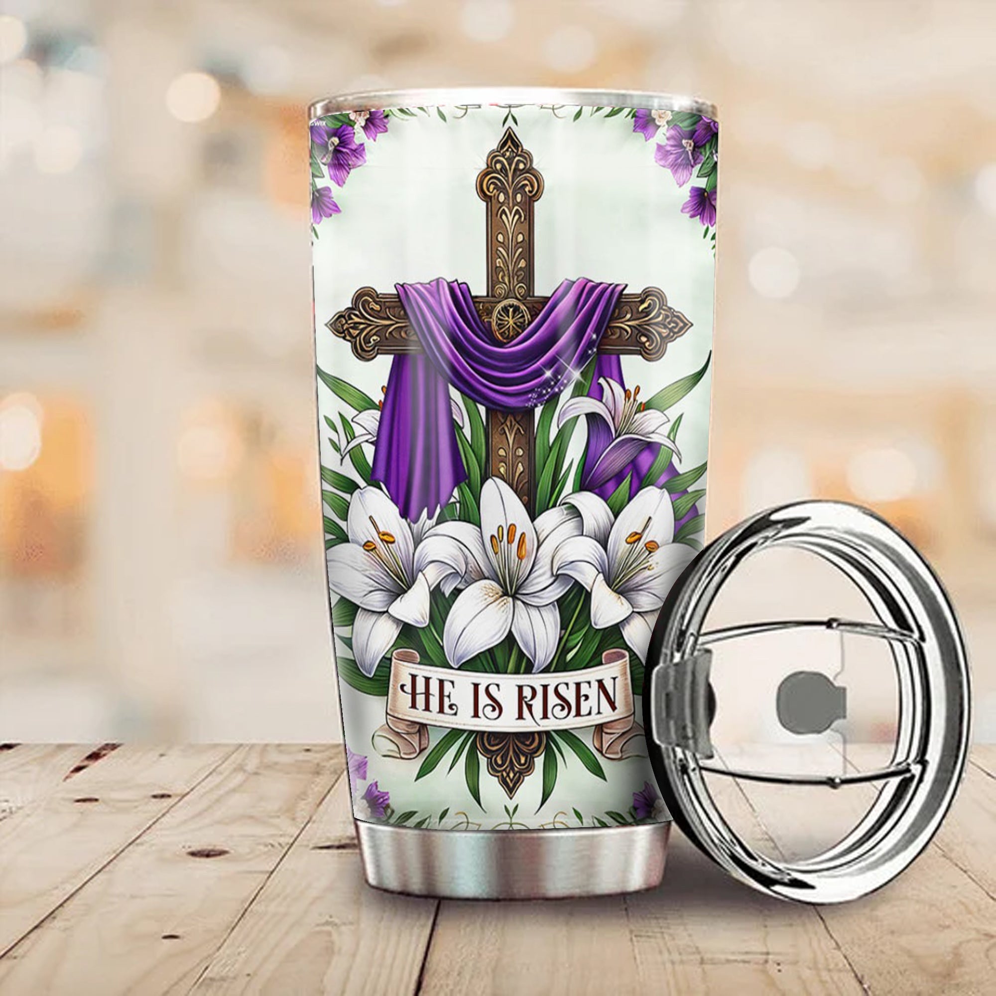 He Is Risen Tumbler Easter Day Christian Tumbler Jesus Christ Merch Unique Easter Gifts He Is Risen Tumbler Easter Day Christian Tumbler Jesus Christ Merch Unique Easter Gifts