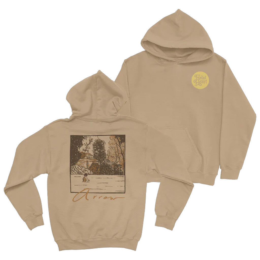Head And The Heart Merch Arrow Sandstone Hoodie Gifts For Music Lovers Head And The Heart Merch Arrow Sandstone Hoodie Gifts For Music Lovers