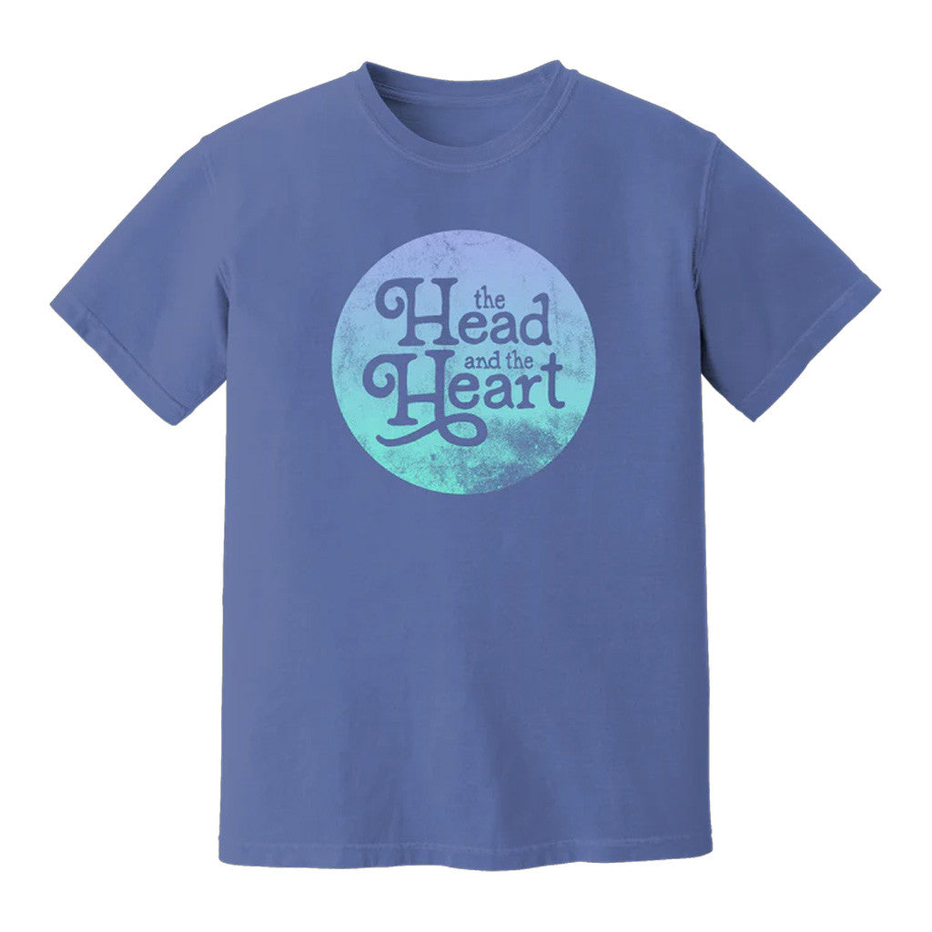 Head And The Heart Merch Periwinkle Gradient T-Shirt Presents For Music Lovers