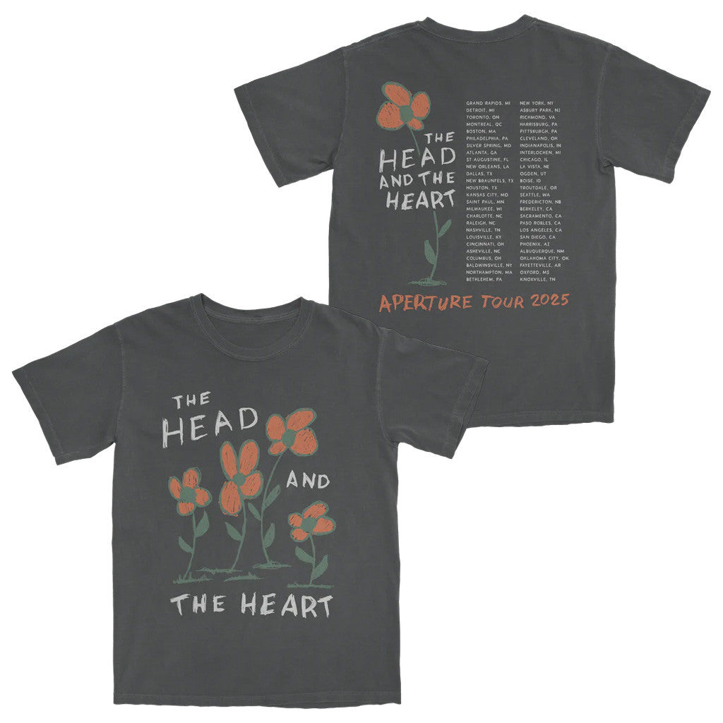 Head And The Heart Merch THATH Flower Tour 2025 T-Shirt Gifts For Music Fans Head And The Heart Merch THATH Flower Tour 2025 T-Shirt Gifts For Music Fans