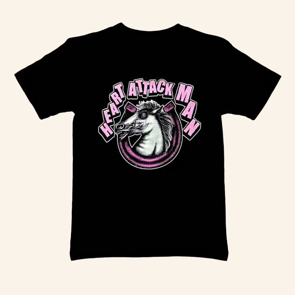 Heart Attack Man Merch Horeshoe T-Shirt Gifts For Rock Band Fans Heart Attack Man Merch Horeshoe T-Shirt Gifts For Rock Band Fans