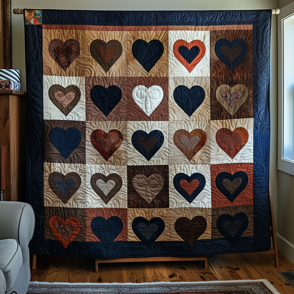 Heart Cool Holiday Xmas Quilt Blanket Christmas Gifts For Your Girlfriend