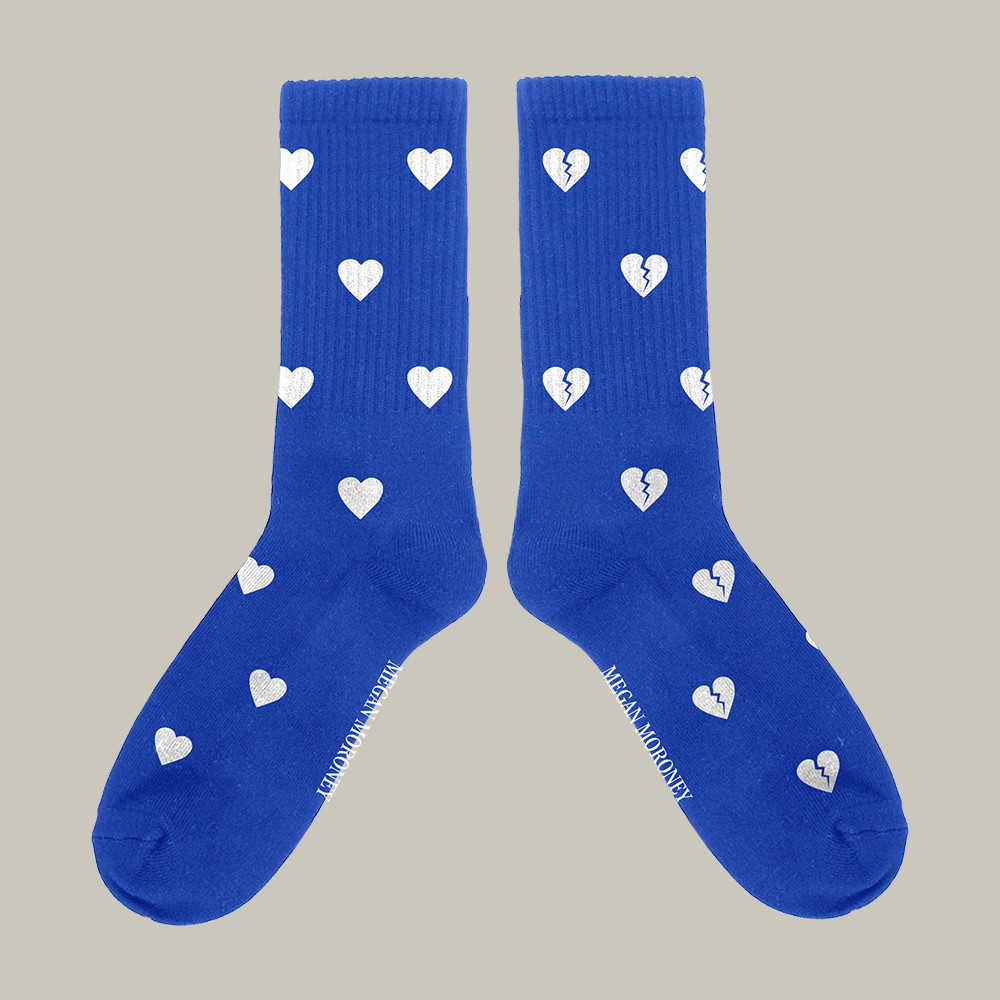 Heart Socks Megan Moroney Merchandise Music Lover Gift For Friends