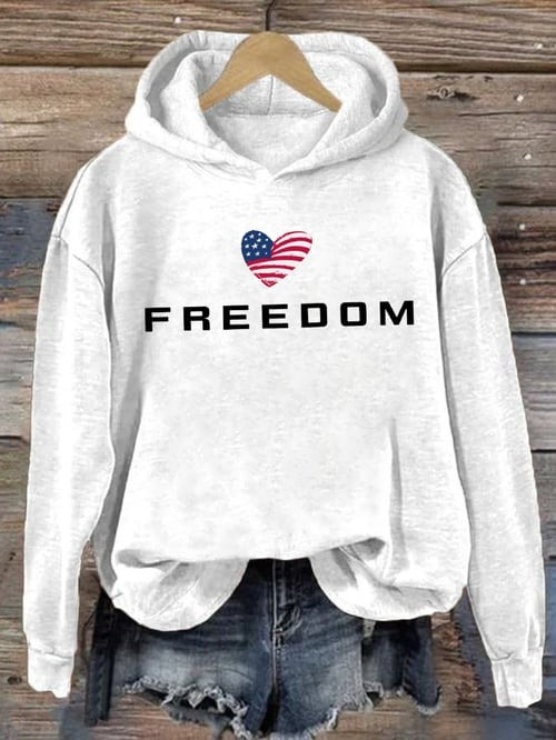 Heart USA Flag Charlie Kirk Freedom Hoodie RIP Charlie In Loving Memory Clothing Gifts