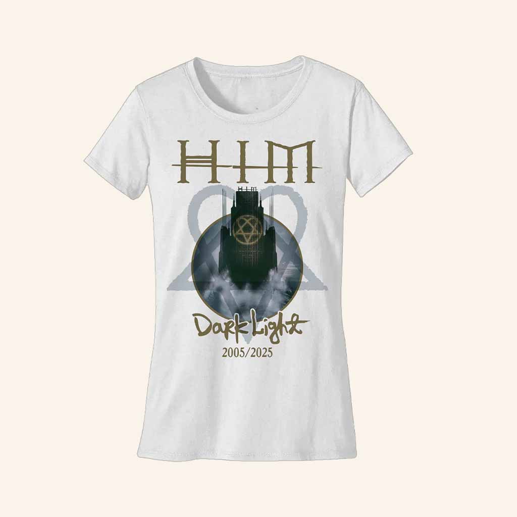 Heartagram Merch Dark Light White T-Shirt Best Gifts For Music Lovers