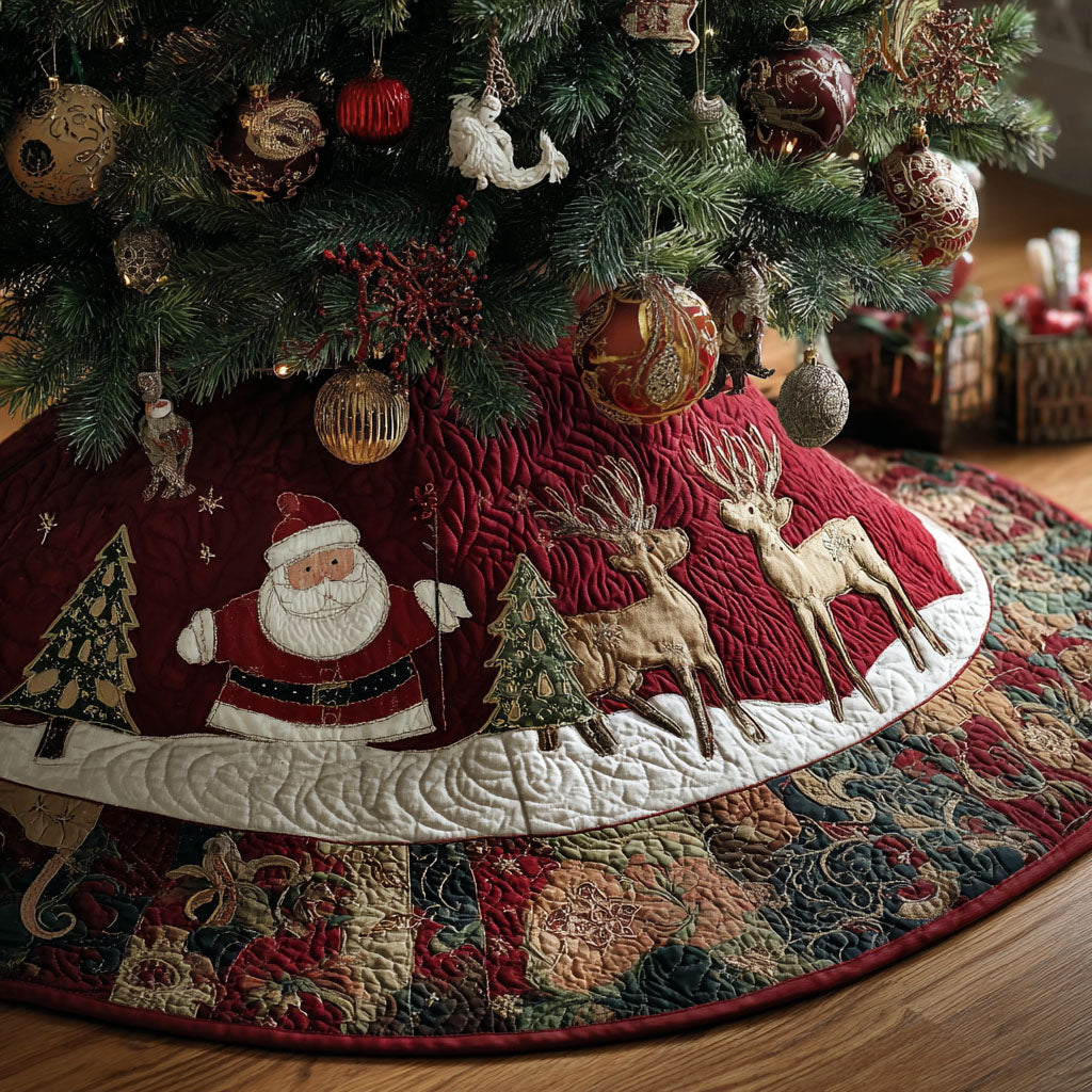 Hearthside Christmas Christmas Quilted Tree Skirt Holiday Home Decor Christmas Present Ideas