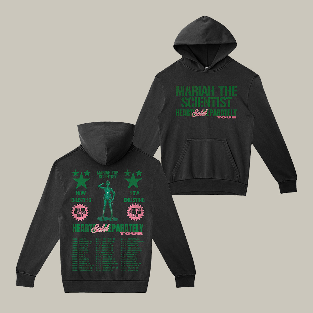Hearts Sold Separately Tour Mariah The Scientist Hoodie Music Apparel Mariah The Scientist Fan Gift