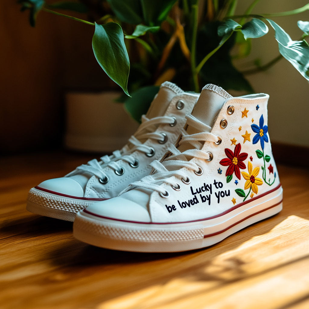 HeartWalkers Canvas High Tops Sporty Merch Choice