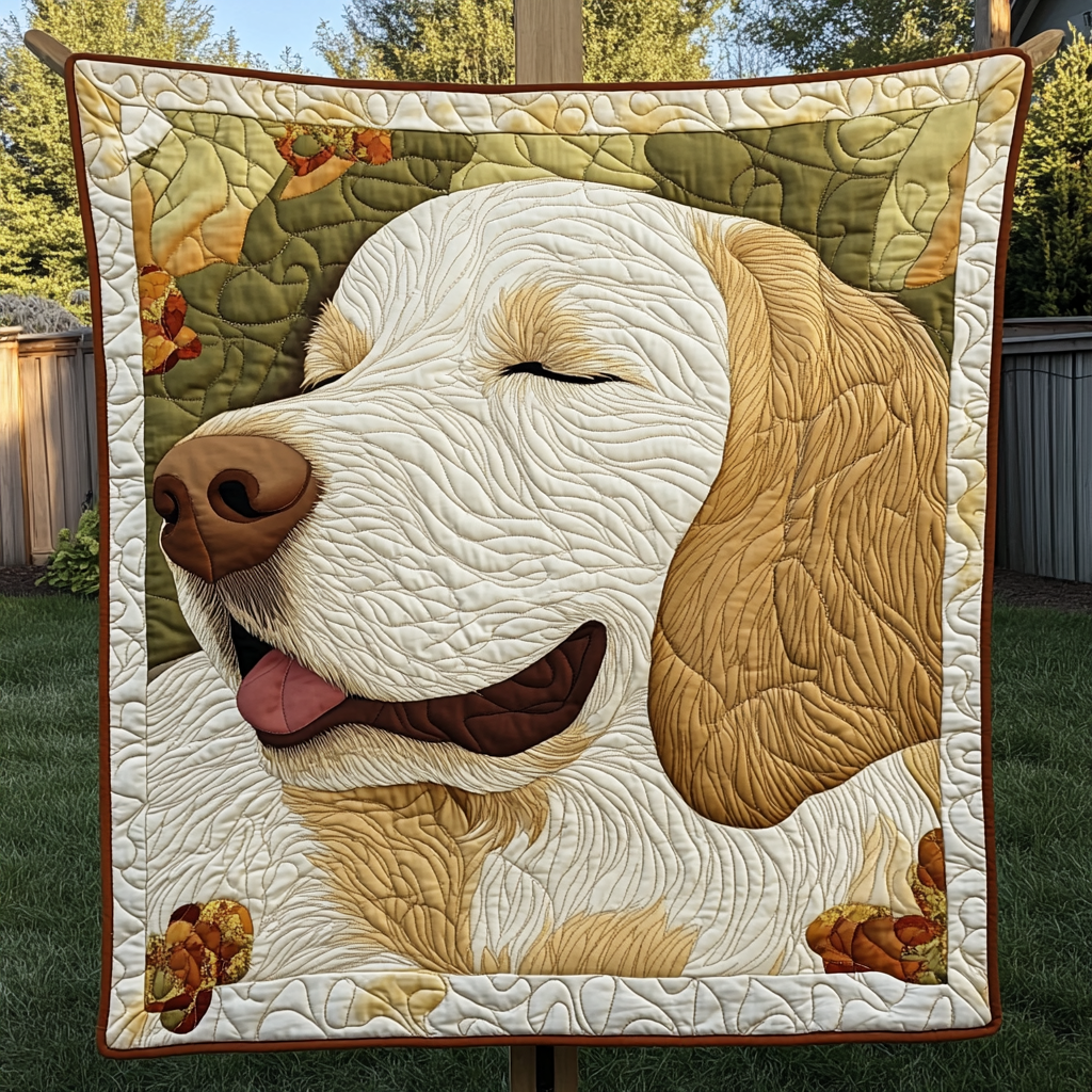 Hearty Gold Quilted Blanket Best Gifts For Dog Owners