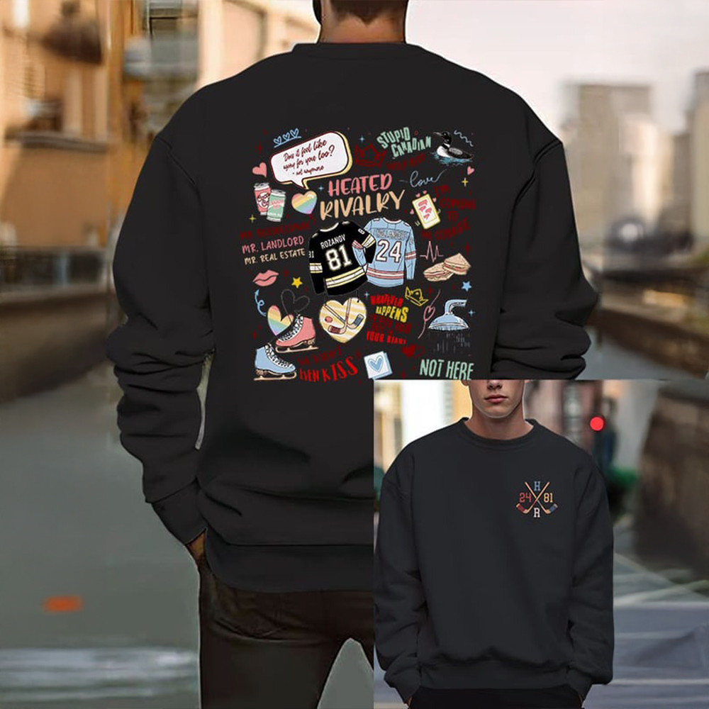 Heated Rivalry Hockey Romance Sweatshirt Heated Rivalry Apparel Gift For Enthusiasts