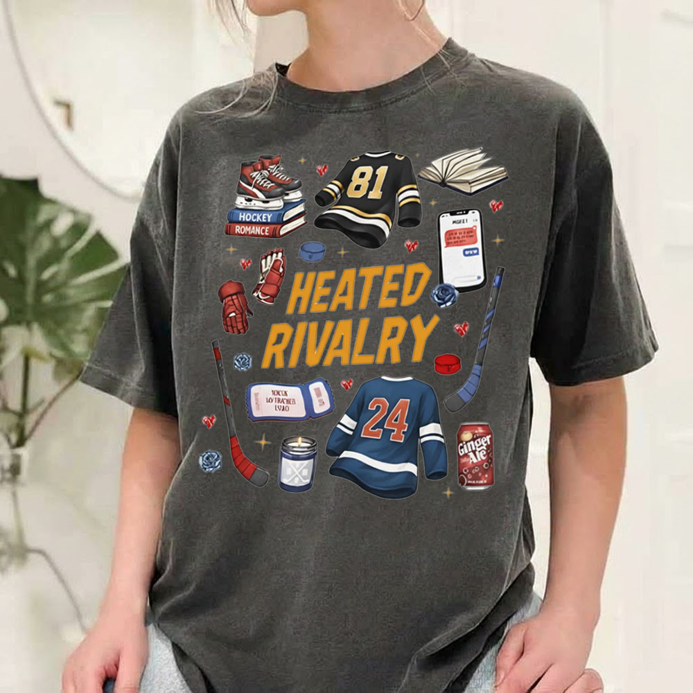 Heated Rivalry Hollander Rozanov T-Shirt Hockey LGBTQ Romance Merch Best Gift