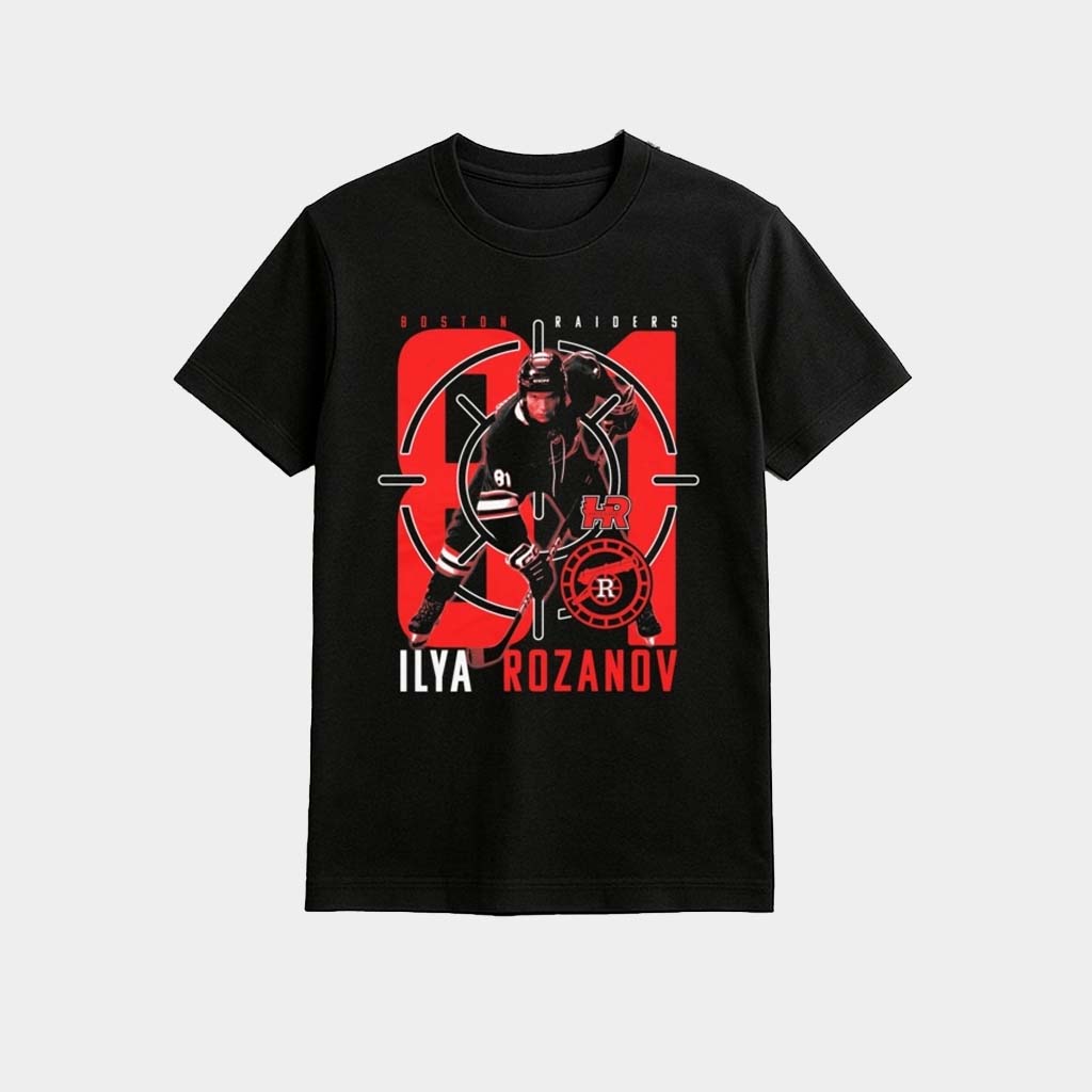 Heated Rivalry Ilya Rozanov Boston Raiders 81 Shirt Heated Rivalry Merch Gifts For Hockey Fan