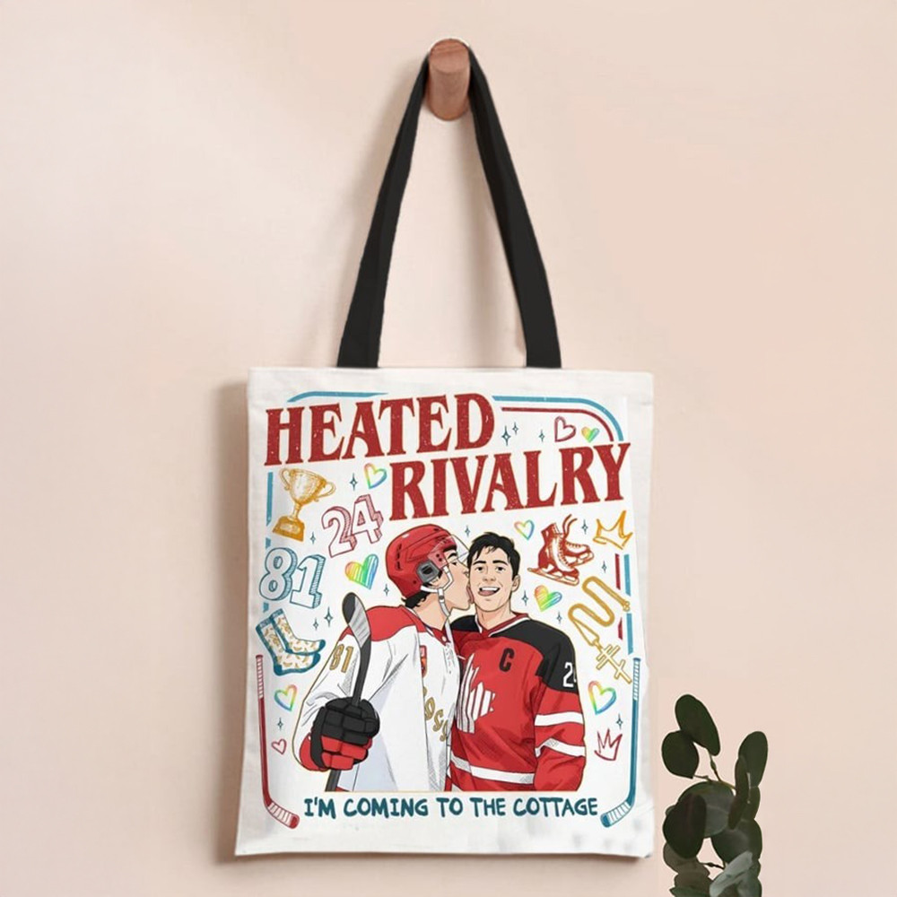 Heated Rivalry I'm Going To The Cottage Tote Bag LQBT Drama Bag Gifts For Fans