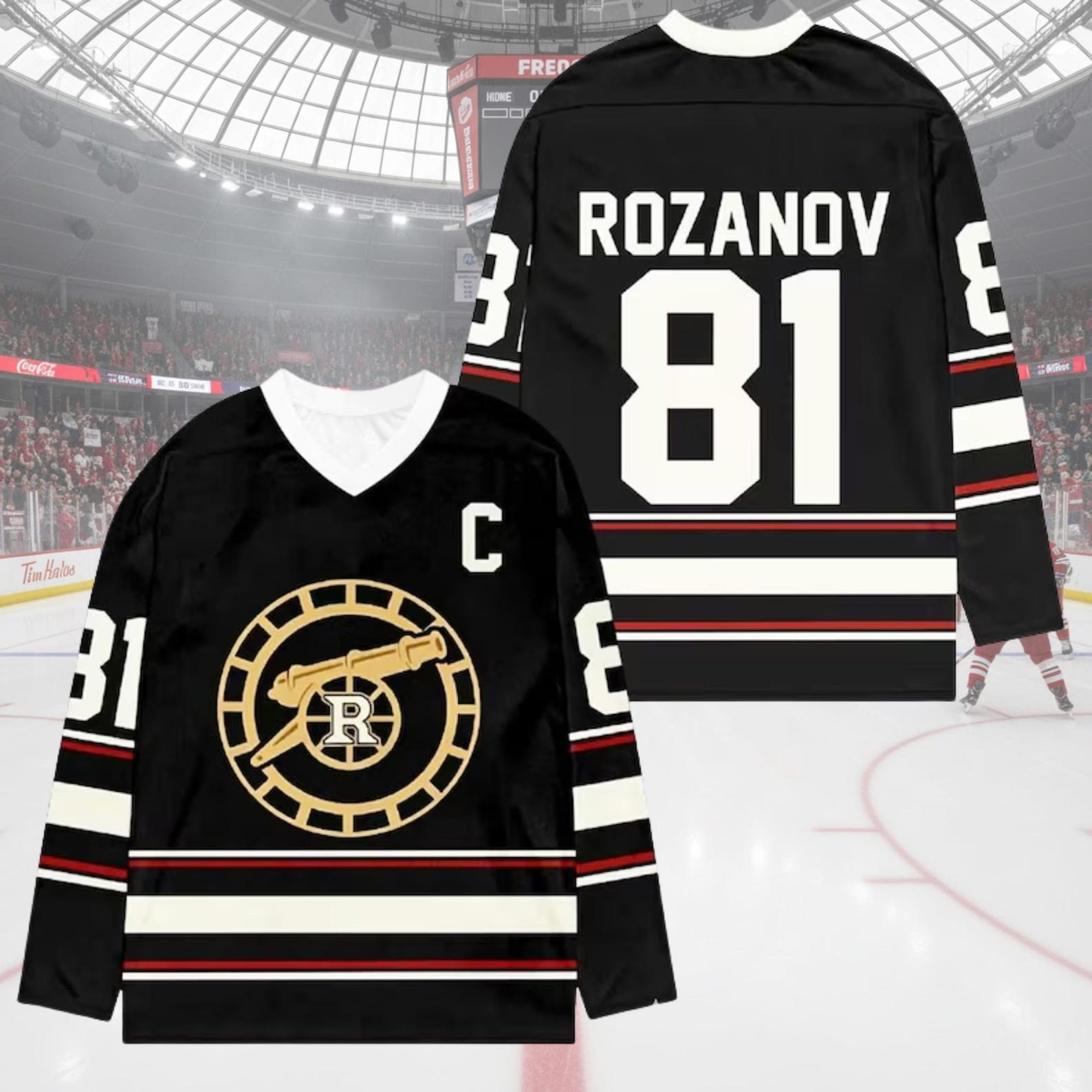 Heated Rivalry Merch 81 Rozanov Hockey Jersey Movie Inspired Heated Rivalry Apparel For Fans