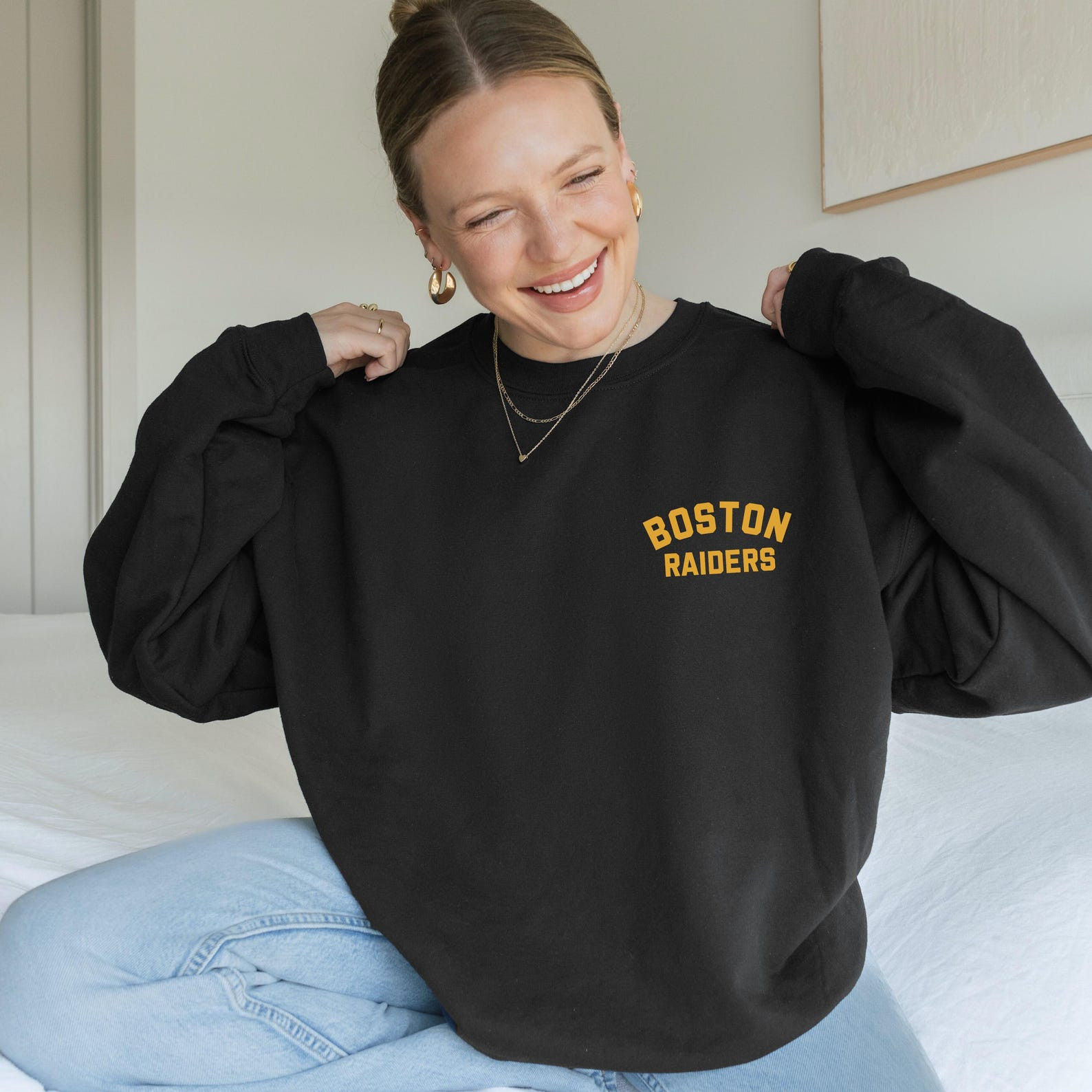 Heated Rivalry Merch Boston Raiders Sweatshirt Heated Rivalry Shirt Gifts For Daughter