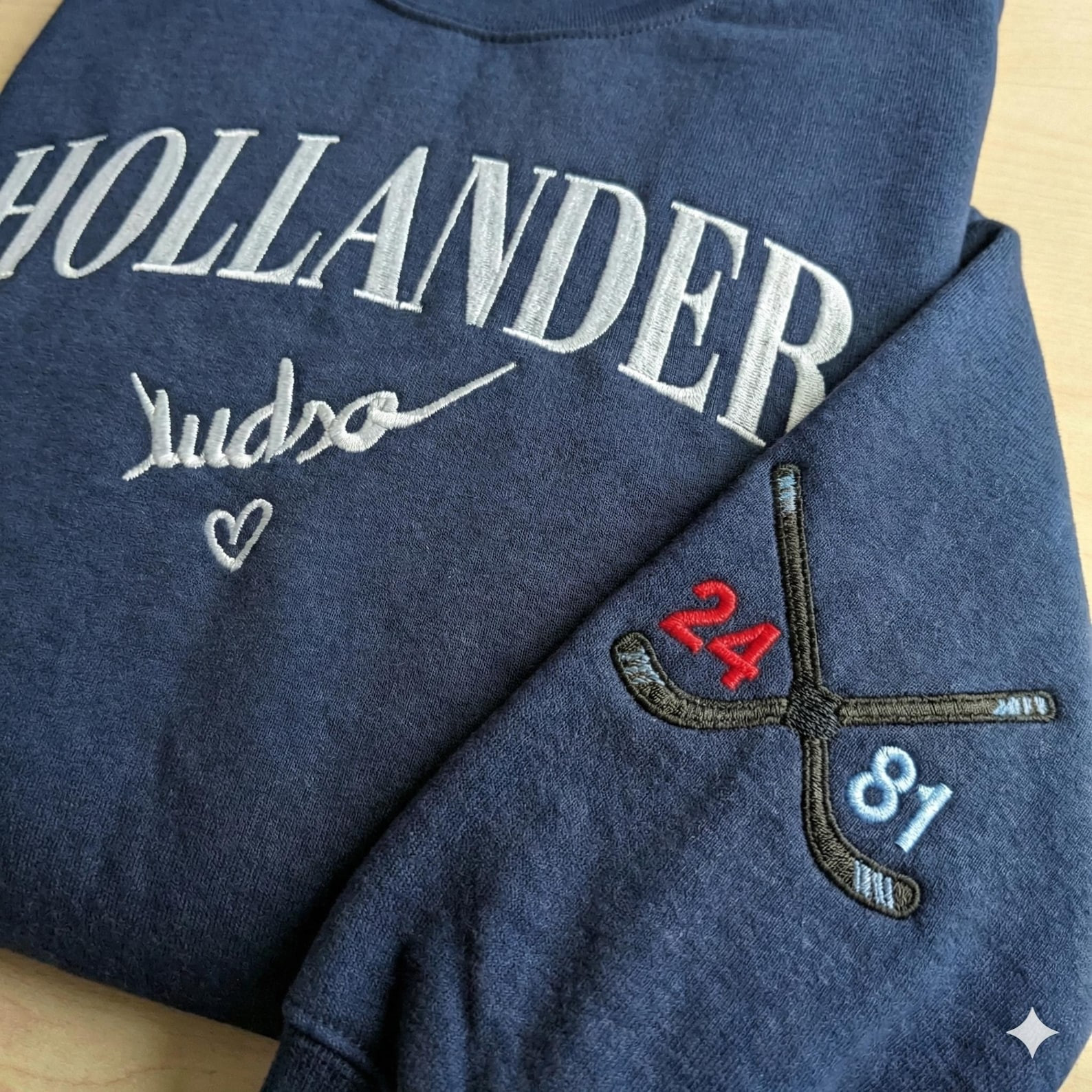 Heated Rivalry Merch Embroidered Shane Hollander Sweatshirt Heated Rivalry Inspired Shirt