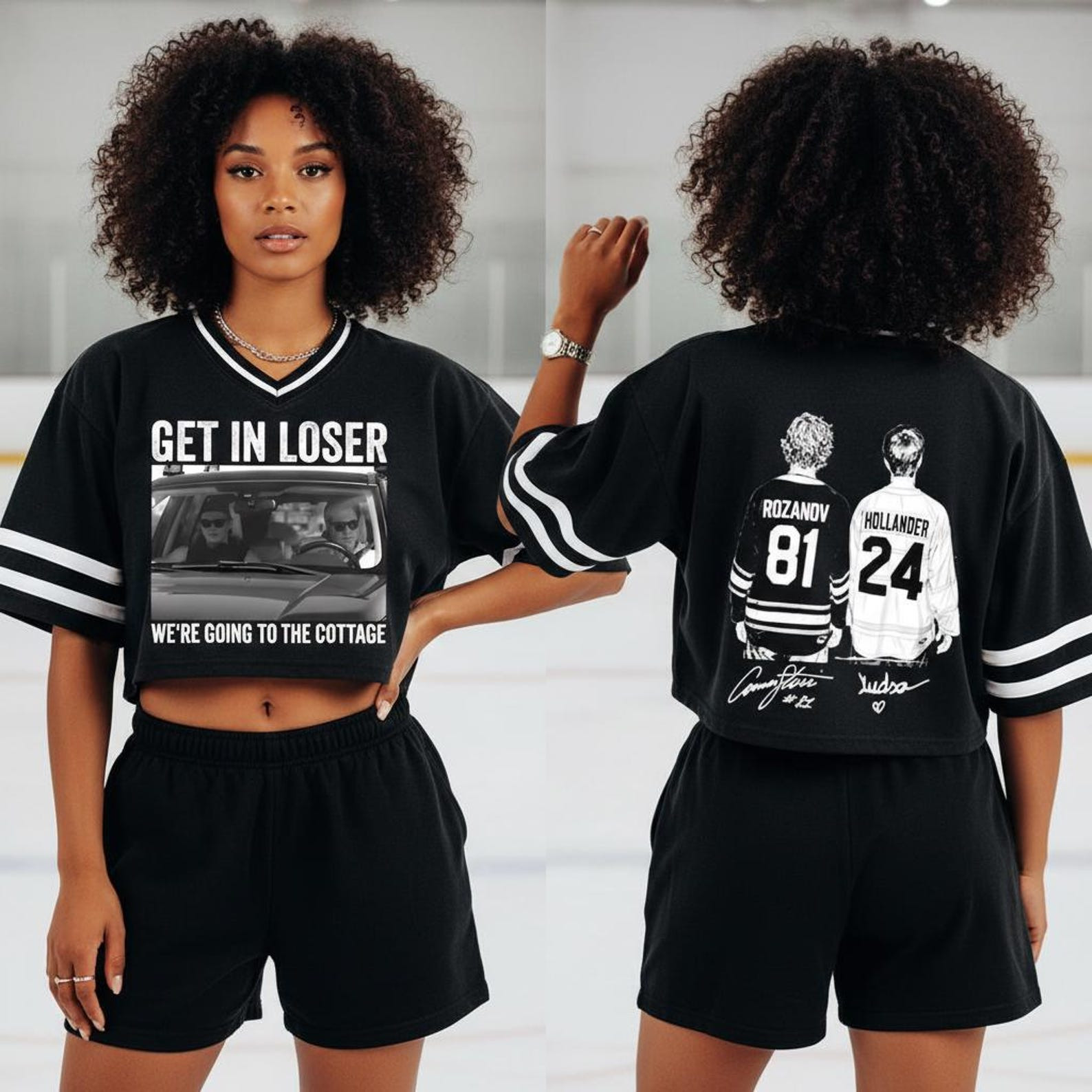 Heated Rivalry Merch Get In Loser We're Going To The Cottage Jersey Heated Rivalry Shirt