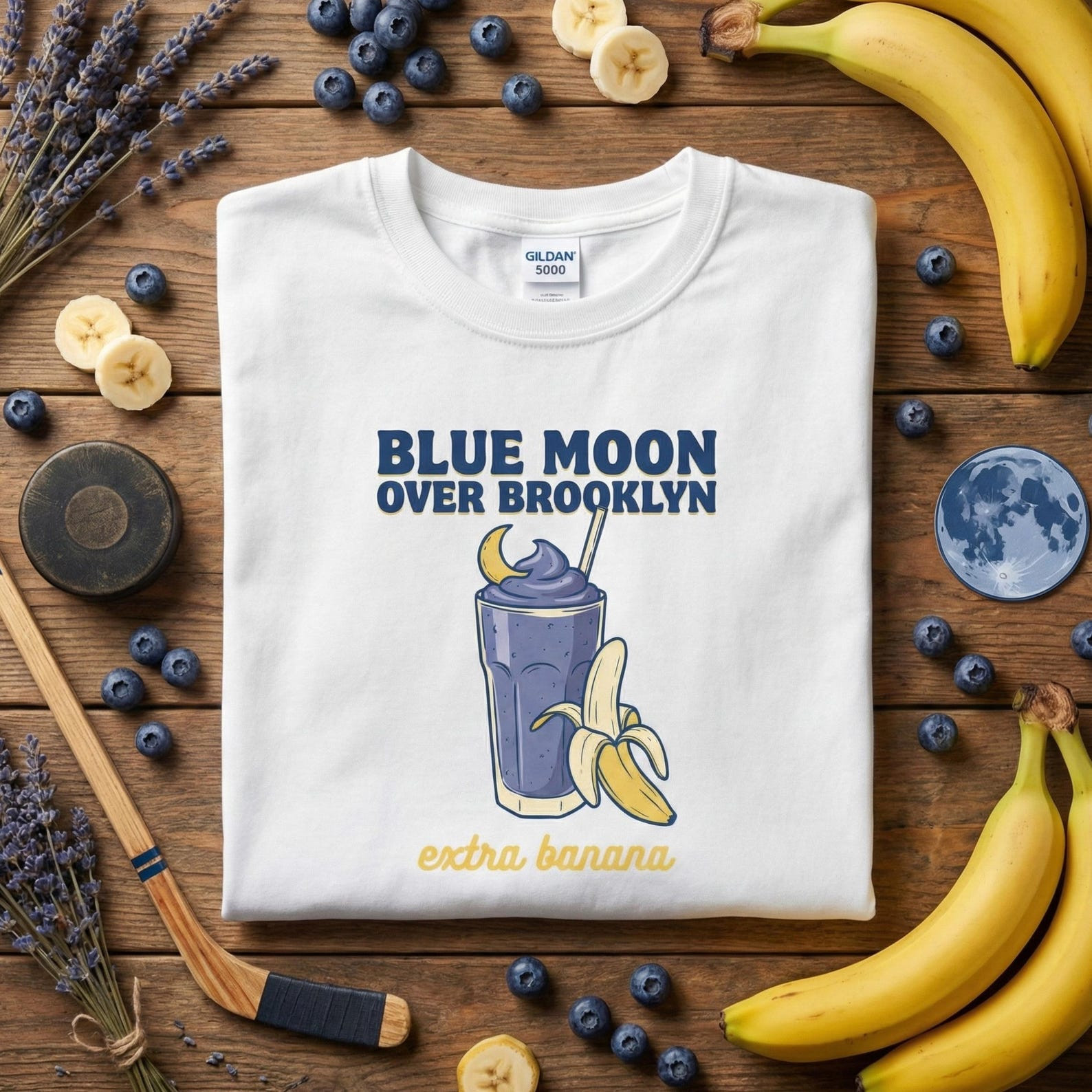 Heated Rivalry Merch Heated Rivalry Blue Moon Smoothie T-Shirt Booktok Romance Tee