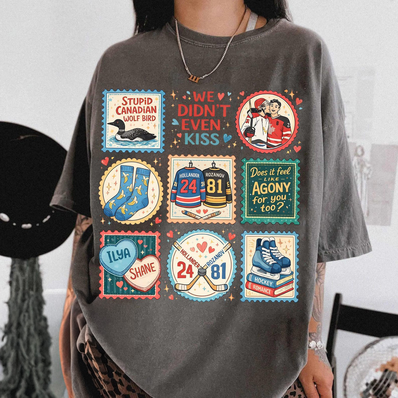 Heated Rivalry Merch Heated Rivalry Connor And Ilya T-Shirt Gifts For Hockey Romance Fan