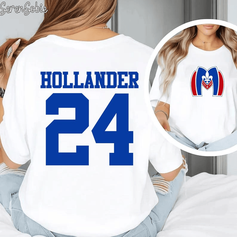 Heated Rivalry Merch Heated Rivalry Hollander 24 T-Shirt LGBT Hockey Gifts For Fans