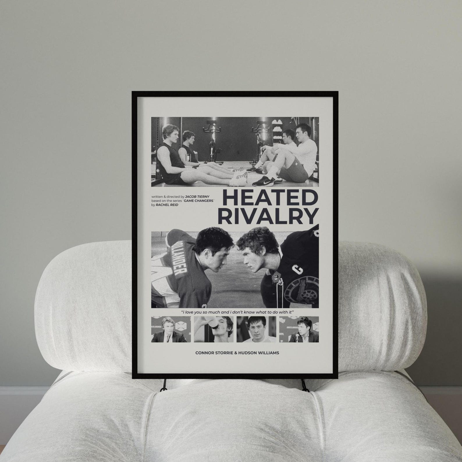 Heated Rivalry Merch Heated Rivalry Inspired Poster Ilya Rozanov And Shane Hollander Wall Art Heated Rivalry Merch Heated Rivalry Inspired Poster Ilya Rozanov And Shane Hollander Wall Art
