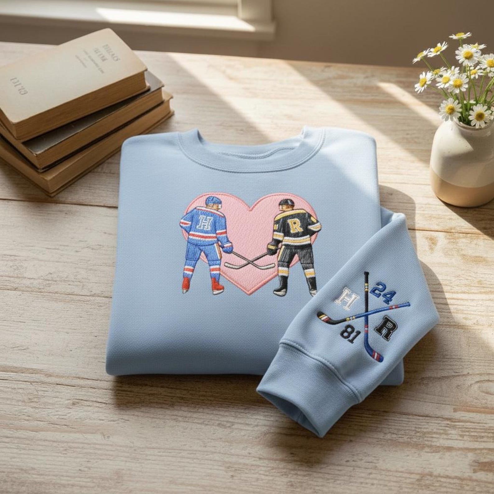 Heated Rivalry Merch Hockey Sweatshirt Hockey Romance LGBT Hockey Fan Gift Heated Rivalry Shirt