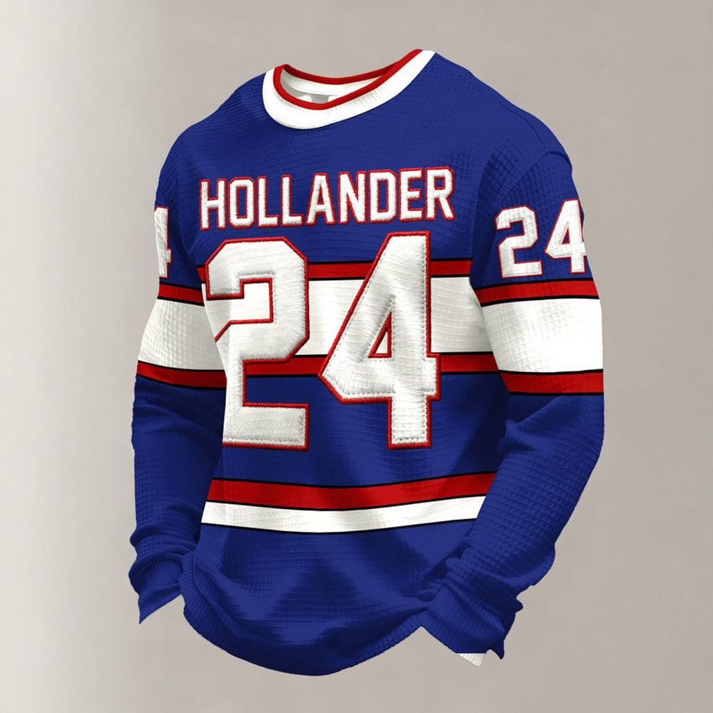Heated Rivalry Merch Hollander 24 Long Sleeve Shirt Game Day Clothing Hockey Fan Gifts